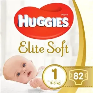 HUGGIES Jednorázové plienky Elite Soft veľ. 1, 82 ks