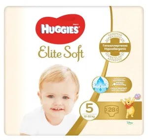 HUGGIES Jednorázové plienky Elite Soft veľ. 5, 28 ks