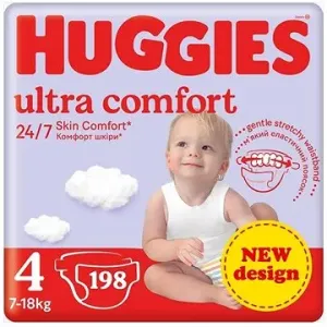 HUGGIES Ultra Comfort Mega 4 (198 ks) #34869