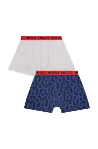 Detské boxerky HUGO 2-pak tmavomodrá farba #8751154