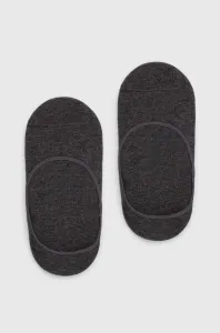 Ponožky HUGO 2-pak pánske, šedá farba #8511533