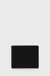 Kožená peňaženka HUGO pánsky,čierna farba,50471612