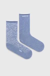 Ponožky HUGO 2-pak dámske #8692516
