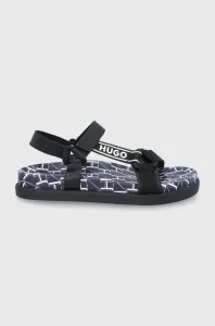 Sandále Hugo dámske, čierna farba, #7007052