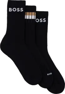 Hugo Boss 3 PACK - pánske ponožky BOSS 50510692-001 43-46