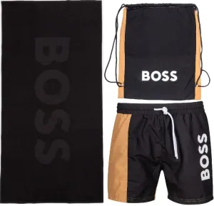 Hugo Boss Pánska sada BOSS - kúpacie kraťasy, osuška a vak 50492907-001 XXL