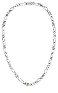 Hugo Boss Pánsky bicolor náhrdelník z ocele Rian 1580586