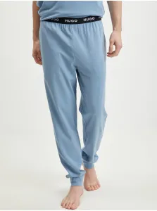 Modré pánske pyžamové nohavice HUGO