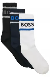 Hugo Boss 3 PACK - pánske ponožky BOSS 50469371-963 40-46