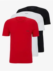 Tričká s krátkym rukávom pre mužov BOSS - biela, červená, čierna #7052852