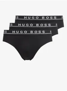 Hugo Boss 3 PACK - pánske slipy BOSS 50325402-001 S