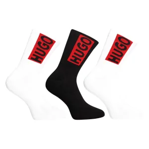 Hugo Boss 3 PACK - pánske ponožky HUGO 50501970-960 43-46