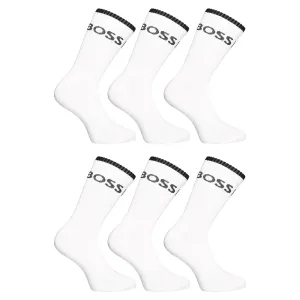 Hugo Boss 6 PACK - pánske ponožky BOSS 50510168-100 43-46