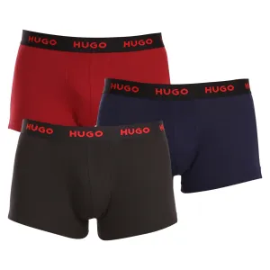 3PACK men's boxers Hugo Boss multicolor #8355190