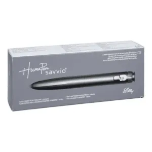 HumaPen Savvio, inzulínové pero grafitové, aplikátor inzulínu pre 3 ml náplne, 1x1 ks