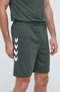Tréningové šortky Hummel Topaz zelená farba