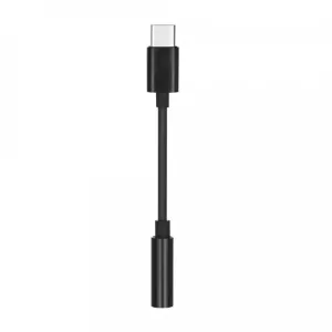 Adaptér USB typu C na audio 3,5 mini jack - Čierna KP26491