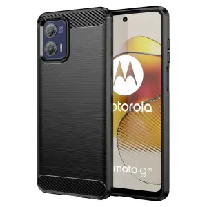 MG Carbon kryt na Motorola Moto G73 5G, černý