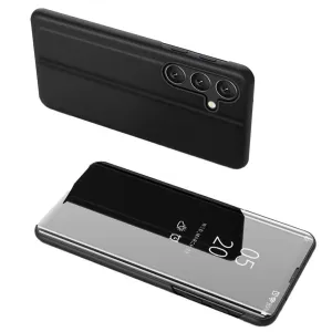 MG Clear View knižkové puzdro na Samsung Galaxy A54 5G, čierne