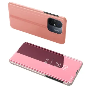 Hurtel Clear view ružové púzdro na telefon Xiaomi Redmi 11A / Poco C55 / Redmi 12C