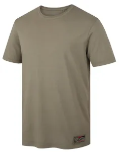 Husky  Tee Base M dark khaki, XXL Pánske bavlnené tričko