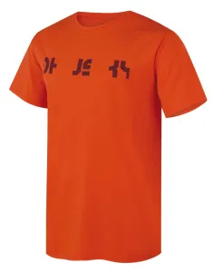 Husky  Thaw M orange, M Pánske funkčné tričko