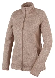 Husky  Alan L beige, XS Dámsky fleecový sveter na zips