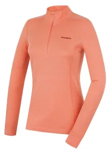 Women's merino sweatshirt HUSKY Aron Zip L light orange