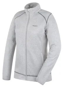 Husky  Alan L light grey, XL Dámsky fleecový sveter na zips