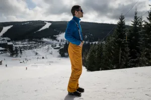 Pánske lyžiarske nohavice Husky Gilep M oranžová XL #4455745