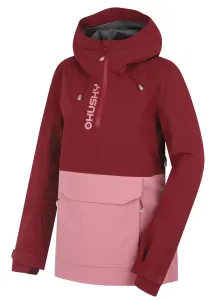 Husky  Nabbi L bordo/pink, XS Dámska outdoorová bunda