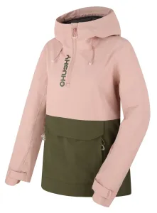 Husky  Nabbi L lt. pink/khaki, L Dámska outdoorová bunda