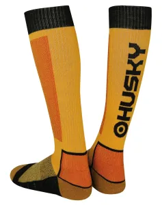 Ponožky Husky Snow Wool žltá / čierna L (41-44) #4489360