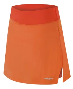 Women's functional skirt with shorts HUSKY Flamy L orange