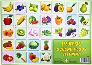 Pexeso Ovocné plody a zelenina - spoločenská hra - autor neuvedený
