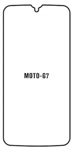 Hydrogel - matná ochranná fólie - Motorola Moto G7
