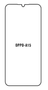 Hydrogel - matná ochranná fólie - OPPO A15