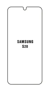 Hydrogel - matná ochranná fólie - Samsung Galaxy S20