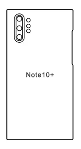 Hydrogel - matná zadní ochranná fólie - Samsung Galaxy Note 10+