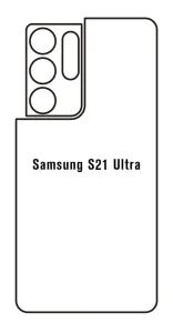 Hydrogel - matná zadní ochranná fólie - Samsung Galaxy S21 Ultra 5G