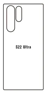 Hydrogel - matná zadní ochranná fólie - Samsung Galaxy S22 Ultra