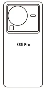 Hydrogel - matná zadní ochranná fólie - Vivo X70