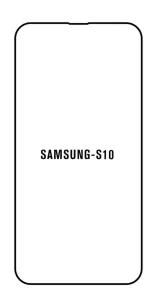 Hydrogel - ochranná fólie - Samsung Galaxy S10 (bez výřezu pro přední kameru)