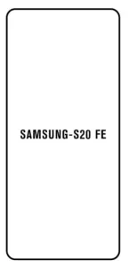 Hydrogel - ochranná fólie - Samsung Galaxy S20 FE/S20 FE 2022, typ výřezu 2