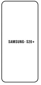 Hydrogel - ochranná fólie - Samsung Galaxy S20+, typ výřezu 2