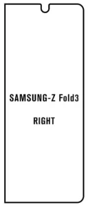 Hydrogel - ochranná fólie - Samsung Galaxy Z Fold 3 5G (pravá vnitřní)