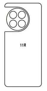 Hydrogel - matná zadní ochranná fólie - OnePlus 11R