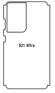 Hydrogel - zadní ochranná fólie - Samsung Galaxy S21 Ultra 5G - typ výřezu 7