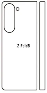 Hydrogel - zadní ochranná fólie - Samsung Galaxy Z Fold 5
