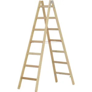 Drevený stojací rebrík HYMER #3727187